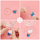 Unicraftale DIY Butterfly Wine Glass Charms Making Kit DIY-UN0004-69-5