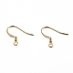 Brass Earring Hooks X-KK-O131-08G-2