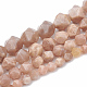 Chapelets de perles de sunstone naturelle naturelles G-S332-8mm-008-2