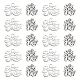 UNICRAFTALE 20pcs Mother's Day Theme Charms Stainless Steel Phrase Best Mom Pendants Metal Hypoallergenic Mom Charms for Jewelry Making 10x13.7x1mm STAS-UN0031-86-1