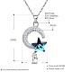 925 Sterling Silver Pendant Necklace NJEW-BB30716-8