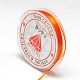 フラット弾性クリスタルストリング  紐コードの水晶の線  ダークオレンジ  0.8mm  約10.93ヤード（10m）/ロール EW-F001-05-2