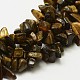 Chip Tiger Eye Beaded Necklaces X-NJEW-F123-06-3