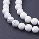 Synthetic Howlite Beads Strands X-G-E110-6mm-5-3