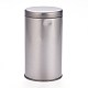 （訳あり商品）  気密二重蓋付きティー缶キャニスター  小さなキッチンキャニスター  ティーコーヒー砂糖貯蔵用  マットシルバーカラー  2-7/8x5-1/4インチ（7.3x13.2cm） CON-XCP0001-04MS-4