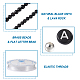 Kit per la creazione di braccialetti con pietre preziose fai da te crafans DIY-CF0001-18-4
