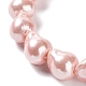 Hebras de perlas de concha electrochapadas BSHE-G035-01B-03-3