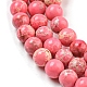 Brins de perles teintes en jaspe impérial synthétique G-D077-A01-03K-4