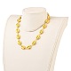 Colliers de perles en forme de coquillage cauri NJEW-JN03133-4