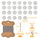 Kit per la creazione di braccialetti a maglie iniziali fai da te crafans DIY-CF0001-22-2