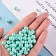 Perles acryliques opaques MACR-S370-D8mm-SS2107-5