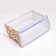 Shining Cuboid Plastic Name Card Holders for Ladies AJEW-L011-02-2