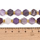 Natürlichen Amethyst Perlen Stränge&nbsp;G-F833-B08-01-4