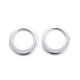 Charms del anillo de acero inoxidable STAS-M037-19S-1