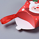 星形のクリスマスギフトボックス  リボン付き  ギフトラッピングバッグ  プレゼント用キャンディークッキー  レッド  12x12x4.05cm CON-L024-F03-2