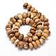 Image naturelle brins pépites de jaspe de pierres précieuses perles G-J337-27-2