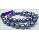 Shell Pearl Beads Strands X-SP8MM637-2