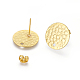 Brass Stud Earring Findings KK-G365-10MG-2