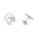 201 Stainless Steel Stud Earring Findings EJEW-A071-14A-P-2