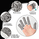 Нейлоновая защита пальцев от порезов AJEW-WH0250-94-4