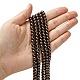 Umweltfreundliche runde Perlenstränge aus gefärbtem Glasperlen HY-A008-6mm-RB039-4