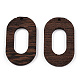 Colgantes de madera de wengué natural WOOD-T023-57-2
