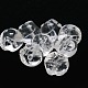 Natural Carved Quartz Crystal Round Beads G-N0013-10A-2