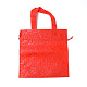 環境に優しい再利用可能なエコバッグ  不織布ショッピングバッグ  巾着袋  レッド  26.8x10x26.8cm ABAG-L004-S02-3