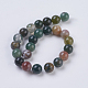 Natural Indian Agate Beads Strands G-G515-8mm-05-2