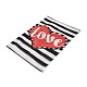 Valentine's Day Theme Linen Garden Flags AJEW-H146-03A-3