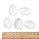 Transparent Oval Glass Cabochons GGLA-R022-35x25-5