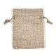 Pochettes en toile de jute&nbsp;ABAG-Q050-13x18-01-1