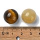Perles rondes en pierres précieuses naturelles et synthétiques mélangées G-P519-02-3