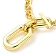 2Pcs 2 Styles Golden Aluminum Pendant Necklaces Set NJEW-P289-02B-G-3