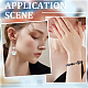 Стеклянные бусины смешанных стилей GLAA-SC0002-21C-5