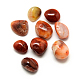 Perles de pierres précieuses en pierre d'agate rouge naturelle X-G-S218-15-1