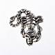 Halloween Jewelry Antique Silver Scorpion with Skull Tibetan Style Pendants X-LF1404Y-1