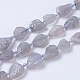 Chapelets de perles en labradorite naturelle  G-F568-297-1