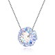 Trendy 925 Sterling Silver Pendant Necklace NJEW-BB30905-1