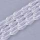 Chapelets de perles en verre transparente   X-GLAA-T009-004H-1