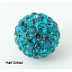 Polymer Clay Rhinestone Beads RB-H258-HD10mm-229-1