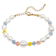 Bracelets de perles réglables BJEW-C011-34-2