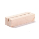 Tarjetero rectangular sin terminar de madera de pino ODIS-C005-01-2