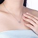 925 Sterling Silver Pendant Necklaces NJEW-BB30201-2