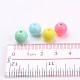 Perles de boule en acrylique solide bubblegum chunky X-SACR-R835-10mm-M-4