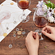 Benecreat fai da te 7 chakra kit per la creazione di ciondoli per bicchiere di vino DIY-BC0009-82-3