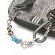 Estensori per cinturini per borsa con catena a maglie in lega stampata AJEW-BA00098-02-3