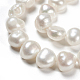 Brins de perles de culture d'eau douce naturelles X-PEAR-S012-30-3