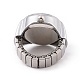 201 correa de reloj elástica de acero inoxidable relojes de anillo de dedo WACH-G018-01P-02-3