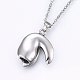 304 Stainless Steel Pendant Necklaces NJEW-E126-06AS-2